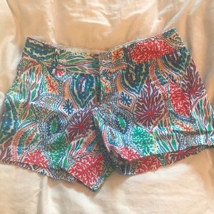Coral Patterned Lilly Pulitzer The Callahan Short